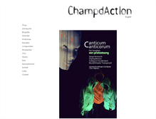 Tablet Screenshot of champdaction.be